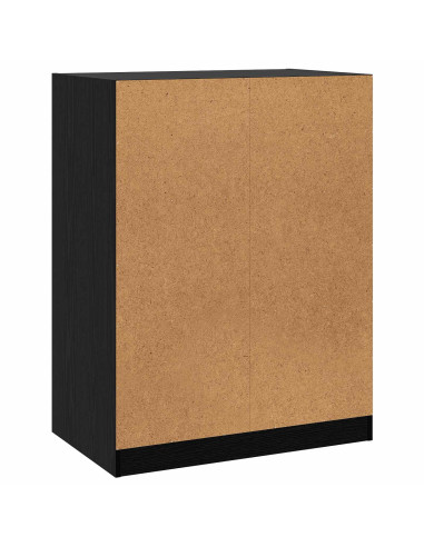 Guardaroba con lo scaffale Rovere nero 77 x 48 x 102 cm PB