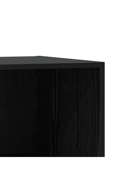 Guardaroba con lo scaffale Rovere nero 77 x 48 x 102 cm PB