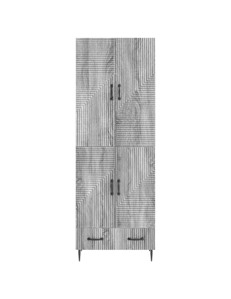 Set di armadi 2 pcs 66 x 34,5 x 95 cm Legno ingegnerizzato