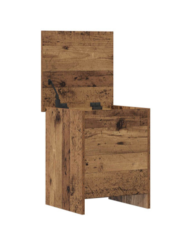 Cassa di stoccaggio Legno antico 40 x 40 x 50 cm