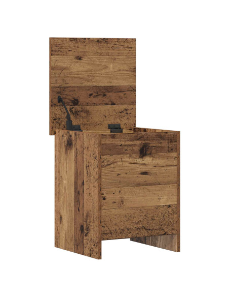 Cassa di stoccaggio Legno antico 40 x 40 x 50 cm