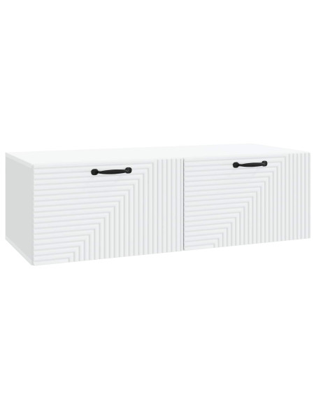 Mobile Porta TV da Muro Bianco 98 x 41 x 30 cm