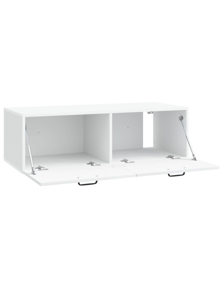 Mobile Porta TV da Muro Bianco 98 x 41 x 30 cm