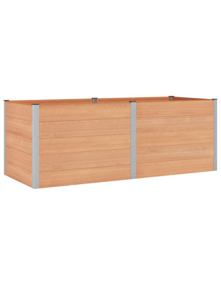 Letto rialzato da giardino Marrone 250 x 100 x 91 cm