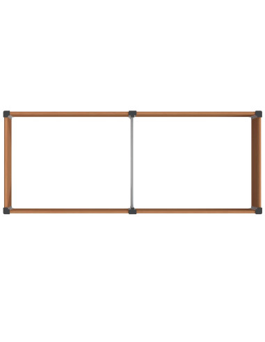 Letto rialzato da giardino Marrone 250 x 100 x 91 cm