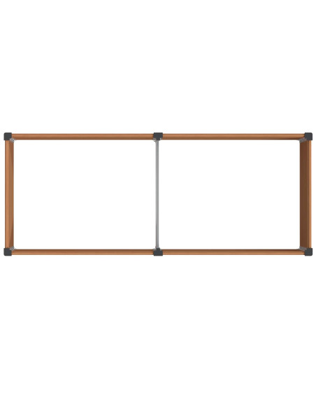 Letto rialzato da giardino Marrone 250 x 100 x 91 cm