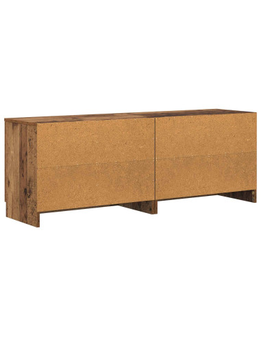 Armadietto per letto 2 pcs Legno antico 66 x 35 x 48 cm
