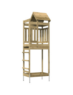 Torre da Gioco Marrone Legno Impregnato Solido 2