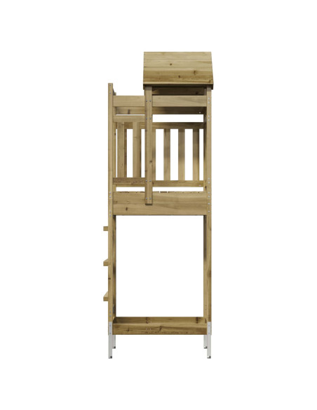 Torre da Gioco Marrone Legno Impregnato Solido