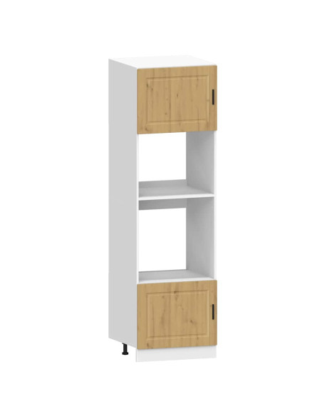 Set Mobili da Cucina 7 pz Kalmar Rovere Artigianale Truciolato