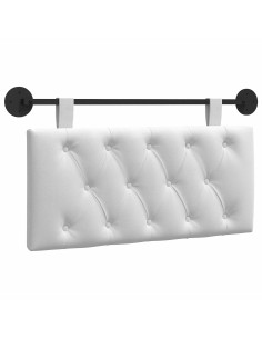 Testata appesa Bianco 100 x 55 x 7 cm Tessuto 2