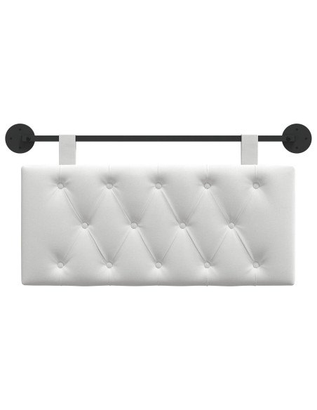 Testata appesa Bianco 100 x 55 x 7 cm Tessuto