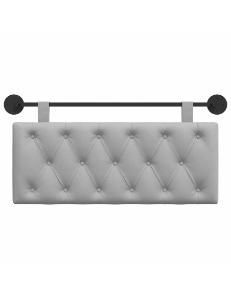 Testata appesa Grigio Nuvola 110 x 55 x 7 cm Tessuto