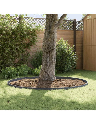 Bordura per Prato 10 pcs 103 x 10 cm Acciaio Antracite