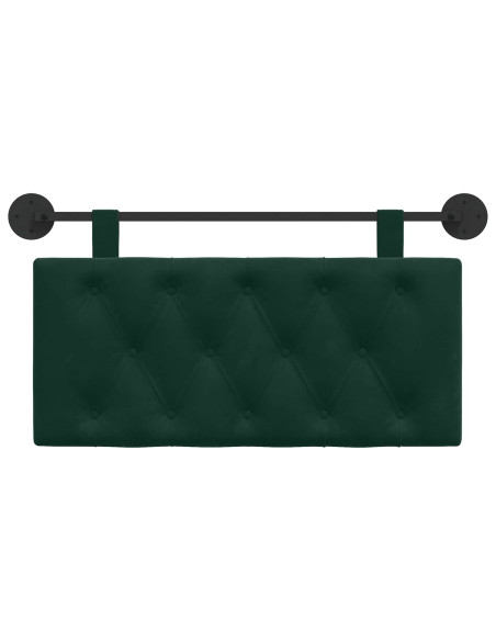Testata appesa Verde Scuro 90 x 55 x 7 cm Velluto