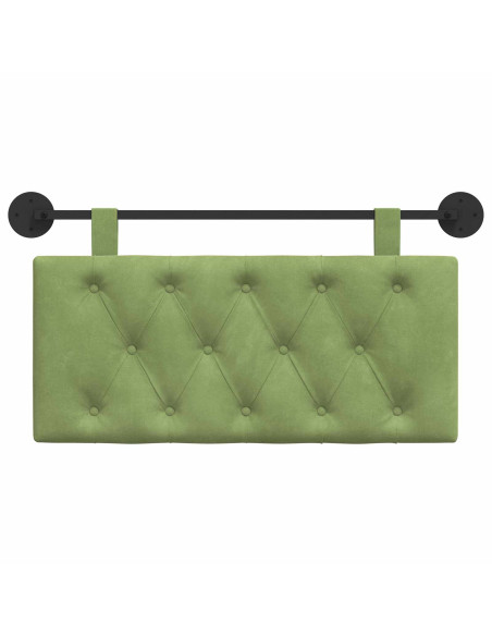 Testata appesa Verde chiaro 90 x 55 x 7 cm Velluto