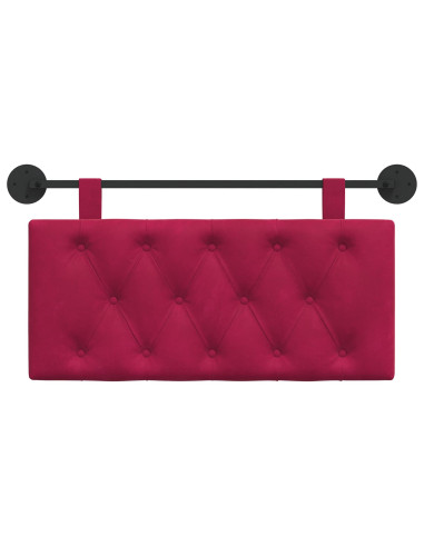 Testata appesa Rosso Vino 90 x 55 x 7 cm Velluto