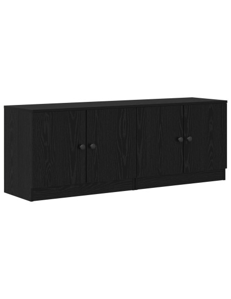 Armadietto per letto 2 pcs Rovere Nero 66 x 35 x 48 cm