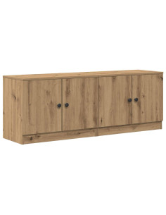 Armadietto per letto 2 pcs Rovere Artigianale 66 x 35 x 48 cm