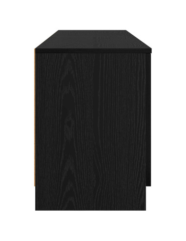 Armadietto per letto 2 pcs Rovere Nero 66 x 35 x 48 cm