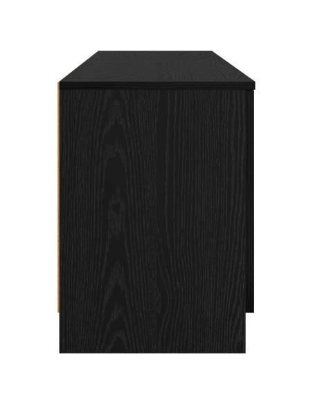 Armadietto per letto 2 pcs Rovere Nero 66 x 35 x 48 cm