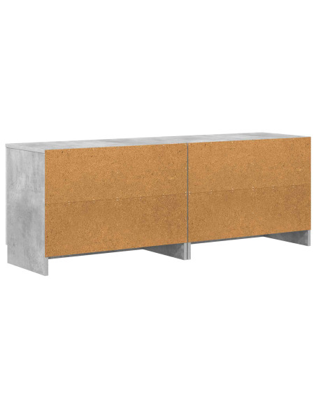 Armadietto per letto 2 pcs Grigio Cemento 66 x 35 x 48 cm