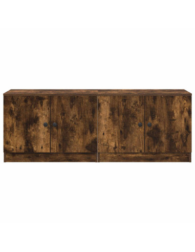 Armadietto per letto 2 pcs Rovere Fumo 66 x 35 x 48 cm