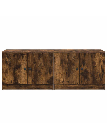 Armadietto per letto 2 pcs Rovere Fumo 66 x 35 x 48 cm