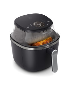 FRIGGITRICE AD ARIA  XXL NERA 7.2 LITRI CON FINESTRA 16 PROGRAMMI
