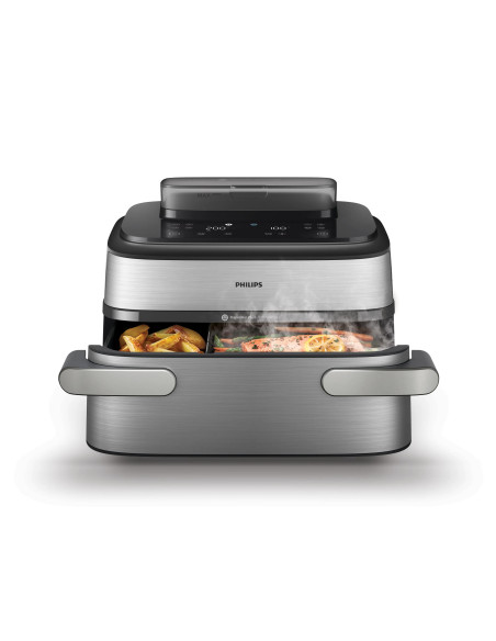 FRIGGITRICE AD ARIA DUALBASKET 9.5L FUNZIONE VAPORE E MEGACESTELLO