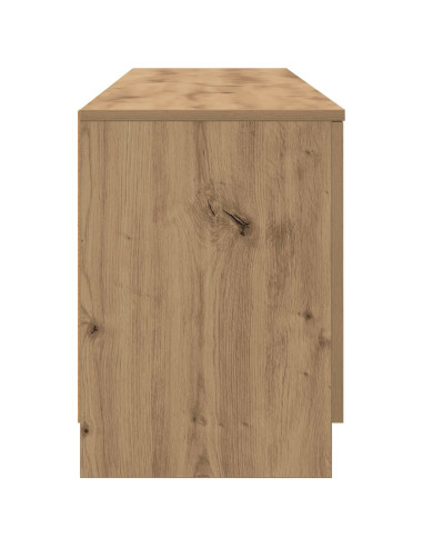 Armadietto per letto 2 pcs Rovere Artigianale 66 x 35 x 48 cm