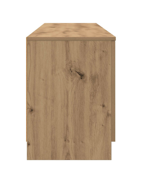 Armadietto per letto 2 pcs Rovere Artigianale 66 x 35 x 48 cm