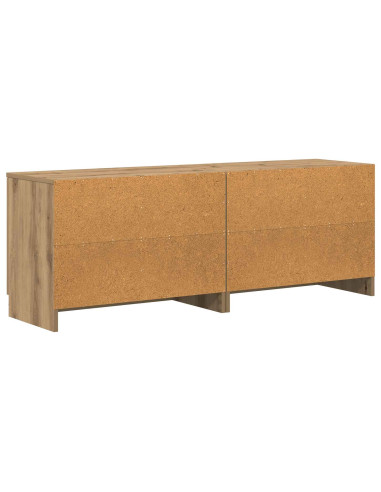 Armadietto per letto 2 pcs Rovere Artigianale 66 x 35 x 48 cm