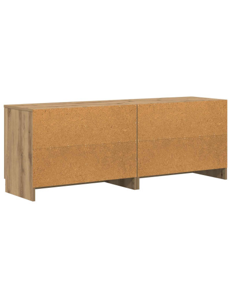 Armadietto per letto 2 pcs Rovere Artigianale 66 x 35 x 48 cm