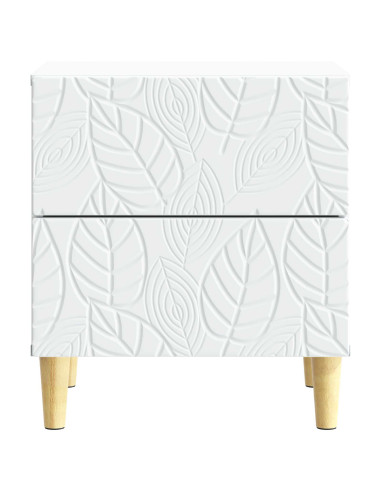 Comodino 2 pcs Bianco 43 x 34,5 x 48 cm Legno ingegnerizzato