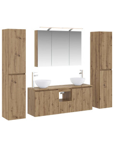 Set di mobili per il bagno 6 pcs Rovere Artigianale