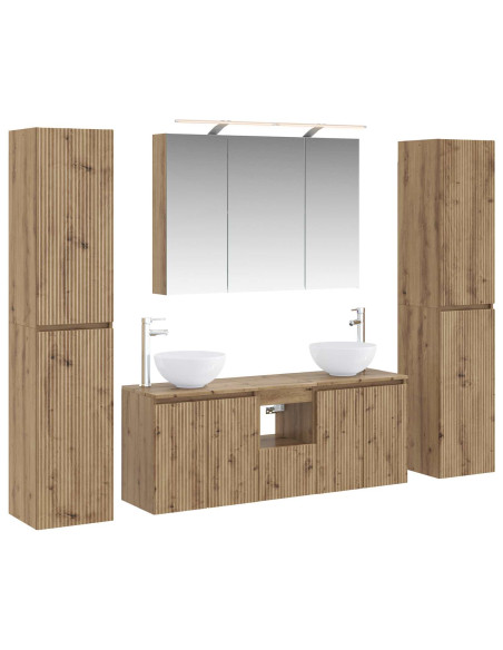 Set di mobili per il bagno 6 pcs Rovere Artigianale
