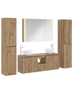 Set di mobili per il bagno 6 pcs Rovere Artigianale
