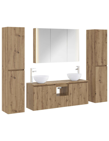 Set di mobili per il bagno 6 pcs Rovere Artigianale