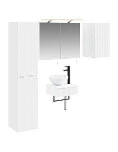 Set di mobili per il bagno 5 pcs Bianco