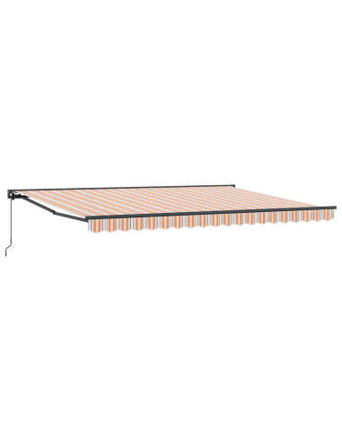 Tenda retrattile manuale Arancione, Grigio, Blu, Bianco