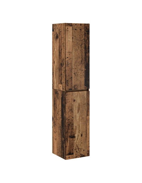 Set di mobili per il bagno 6 pcs Legno antico