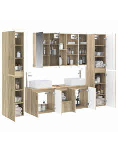 Set di mobili per il bagno 6 pcs Rovere Sonoma 2
