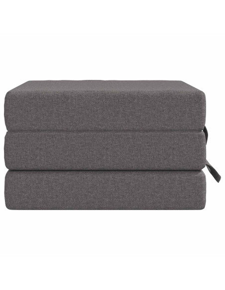 Divano Letto Pieghevole 90 x 67 x 45 cm Grigio Chiaro