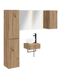 Set di mobili per il bagno 5 pcs Rovere Artigianale