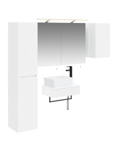 Set di mobili per il bagno 5 pcs Bianco
