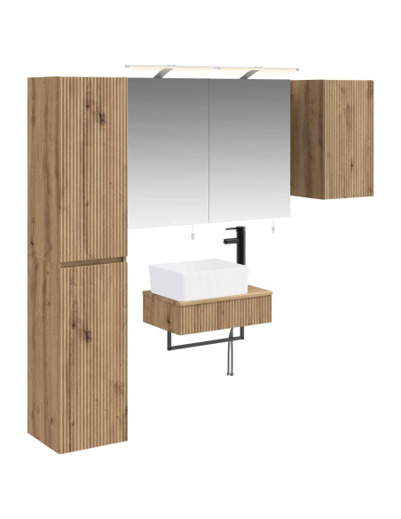 Set di mobili per il bagno 5 pcs Rovere Artigianale