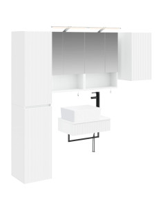 Set di mobili per il bagno 5 pcs Bianco