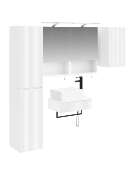 Set di mobili per il bagno 5 pcs Bianco