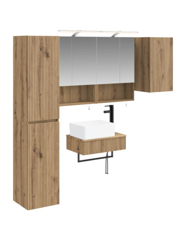 Set di mobili per il bagno 5 pcs Rovere Artigianale